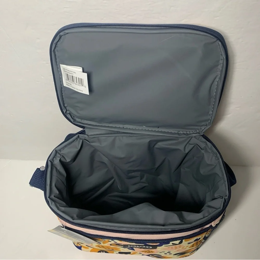 Igloo Lunch Cooler 9 Can Square Bag Retro Floral New